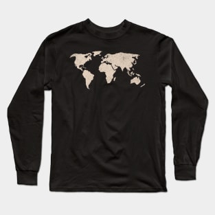 World Map Long Sleeve T-Shirt